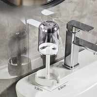 Toothbrush Holder with Dust Cover Drainage Design Plastic Multifunctional Bathroom Organizer for Cups Home Essentials