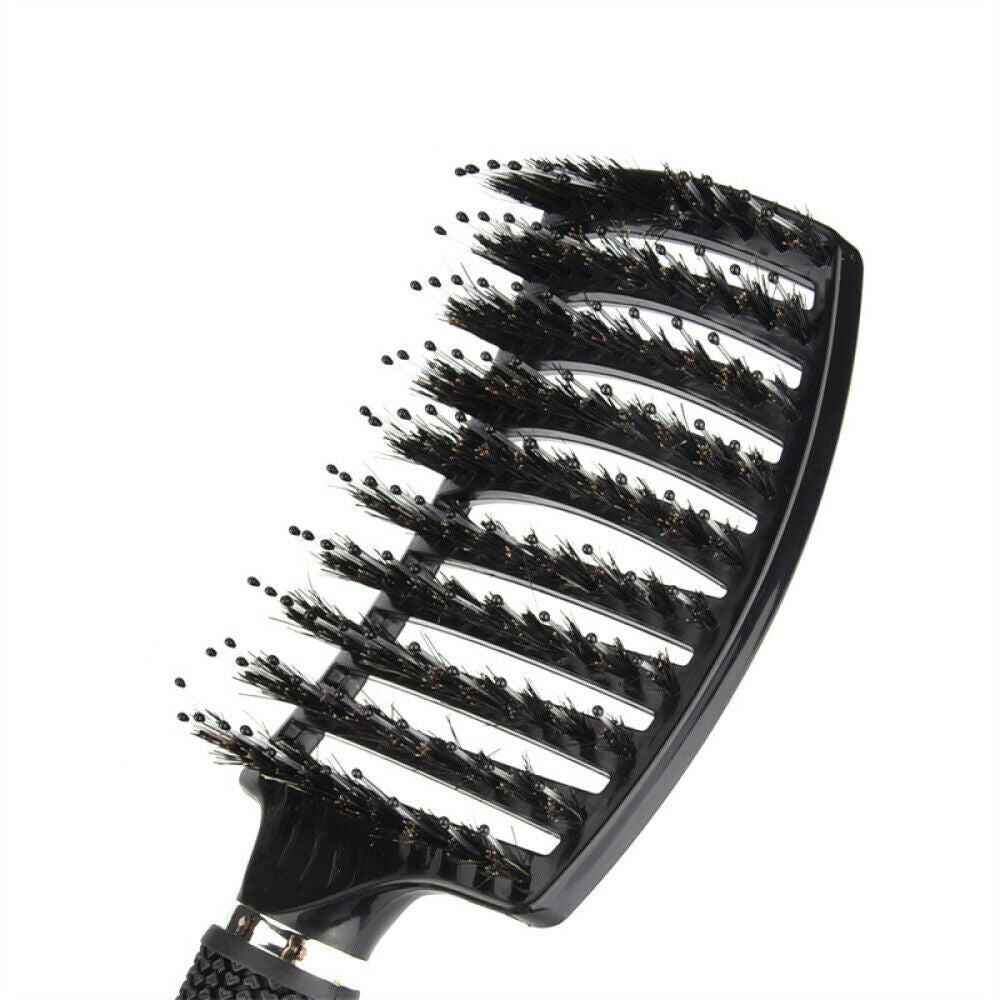 Bristled Detangling Hairbrush – Tame Your Hair with Ease and Minimize Breakage