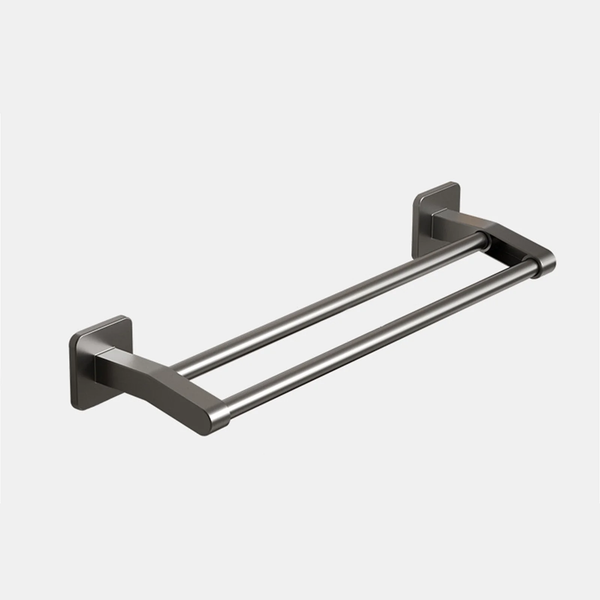 Toallero De Baño Doble, Toallero De Acero Inoxidable 304 De 16 Pulgadas De Espesor De 0,8Mm Para Baño, Soporte De Pared Con Acabado Cepillado Para Toallas