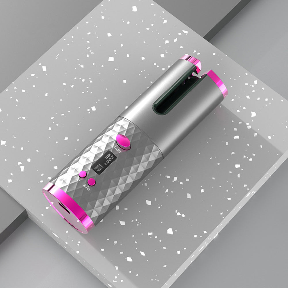 The **Cordless AutoCurler** is the ultimate styling tool for **perfect, hassle-free curls** anytime, anywhere. Featuring **smart auto-curl technology**, it effortlessly wraps and curls your hair, creating **smooth, frizz-free waves** in seconds. The **cor