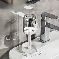 Toothbrush Holder with Dust Cover Drainage Design Plastic Multifunctional Bathroom Organizer for Cups Home Essentials
