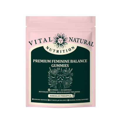 Vital Source Nutrition Premium Feminine Balance Gummies for Women S Health Wellness,Immune Support Vegan 60Capsules/Bag