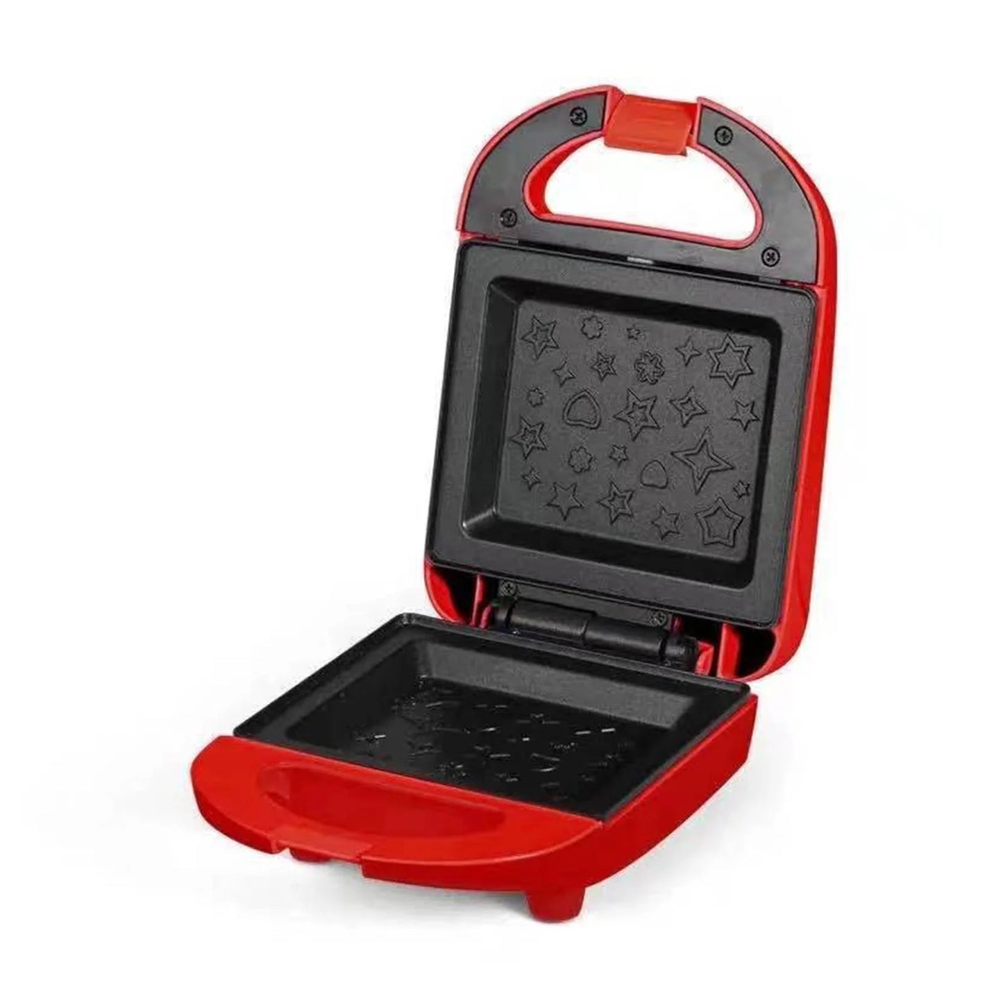 Home Essentials Bread Maker - Toaster - Double Sided Heating Mini Breakfast Machine - Home Multifunctional Breakfast Machine - Sandwich Maker Gifts for Women and Men( Red)