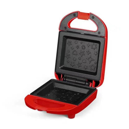 Home Essentials Bread Maker - Toaster - Double Sided Heating Mini Breakfast Machine - Home Multifunctional Breakfast Machine - Sandwich Maker Gifts for Women and Men( Red)