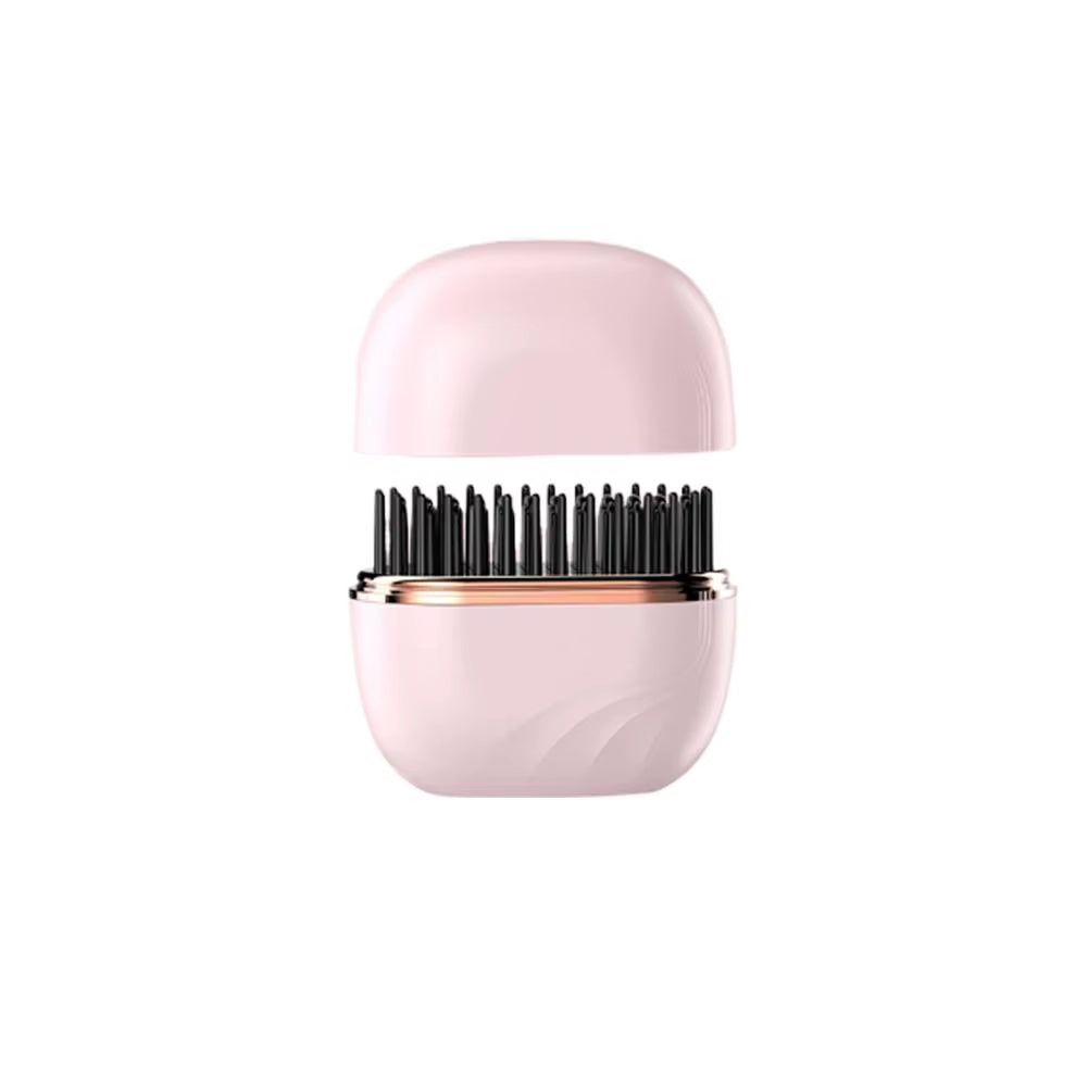 Multifunctional Mini Hair Straightening Comb Wireless Charging Portable Hair Care Hurtless Hair Styling Comb Hair Straightener