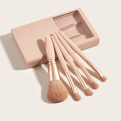 Complete Your Look with a 5-Piece Makeup Brush Set – Soft, Durable Brushes for Every Makeup Need