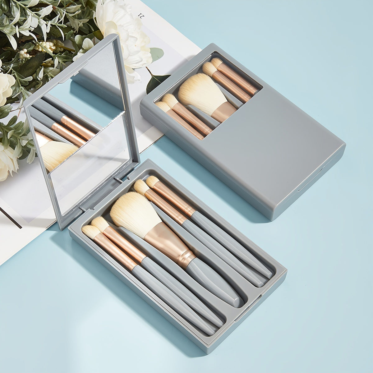 The **5-Piece Makeup Brush Set** is the perfect essential for achieving a flawless makeup look. This set includes **high-quality brushes** designed to provide **precise application** for every makeup step. Whether you’re applying foundation, contouring, o