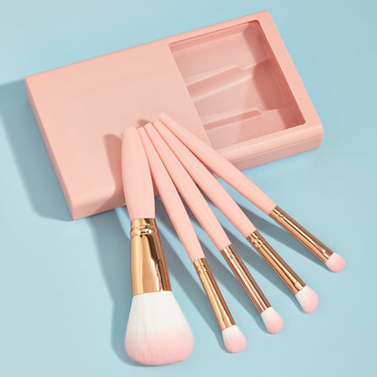 5-Piece Makeup Brush Set – Professional-Grade Tools for Precise and Smooth Makeup Application