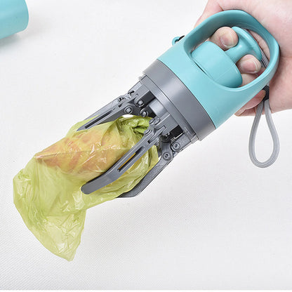 Dog Waste Picker Dog Claw Poop Scooper Zero Contact Lightweight Portable Pet Poop Scooper with Bag Dispenser for Outdoor Walking