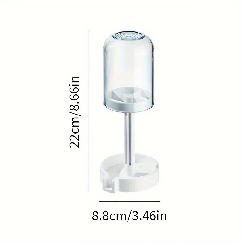 Toothbrush Holder with Dust Cover Drainage Design Plastic Multifunctional Bathroom Organizer for Cups Home Essentials