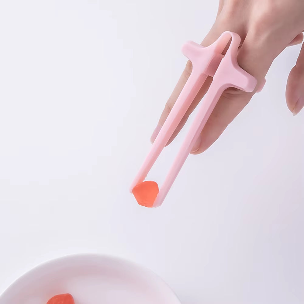 1Pc Finger Chopsticks Game Player Snack Chopstick Holder Plastic Game Finger Cover Game Controller Training Learning Chopsticks